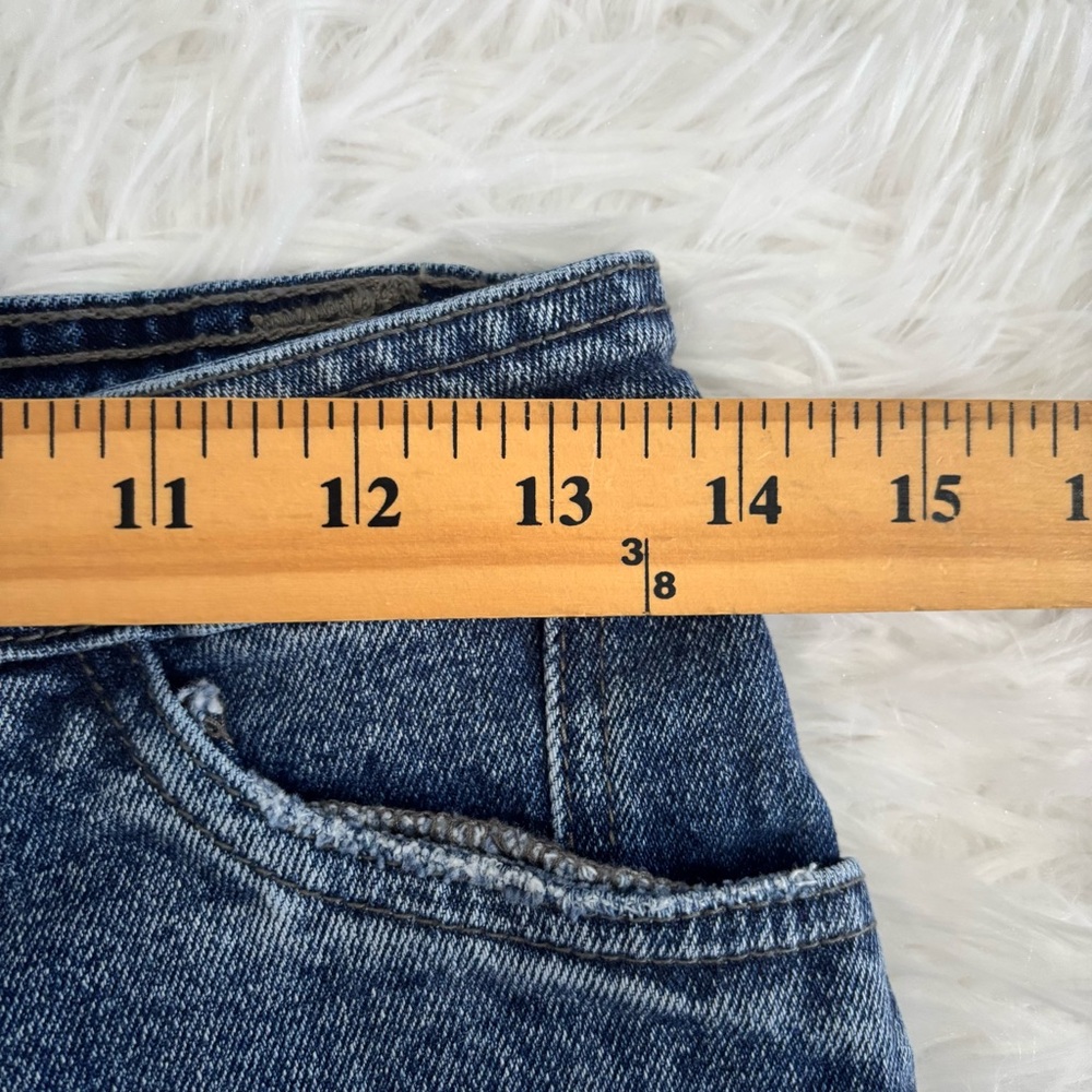 KanCan Women’s Avery Straight Leg Cargo Jeans Size 3/25 Medium Wash Pockets - Picture 5 of 8